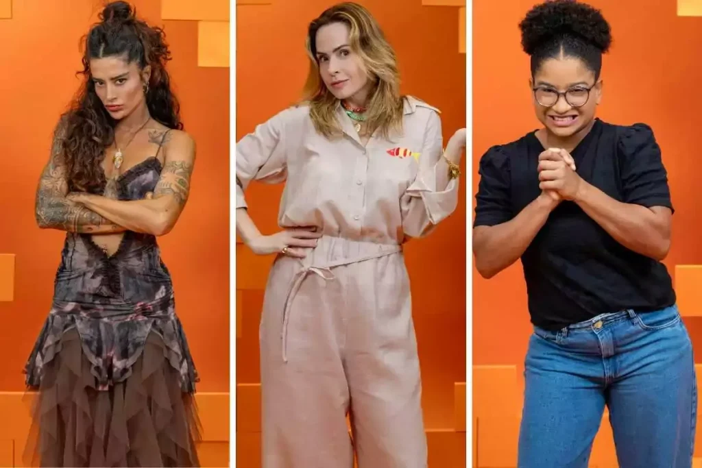 Big Brother Brasil 2026: Aline, Ana Paula e Milena no primeiro Paredão
