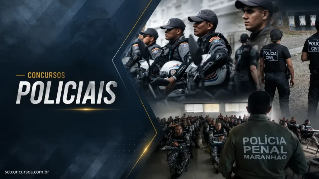 Concurso para a Segurança Pública do Maranhão 2026: Banca escohida e 3.350 vagas