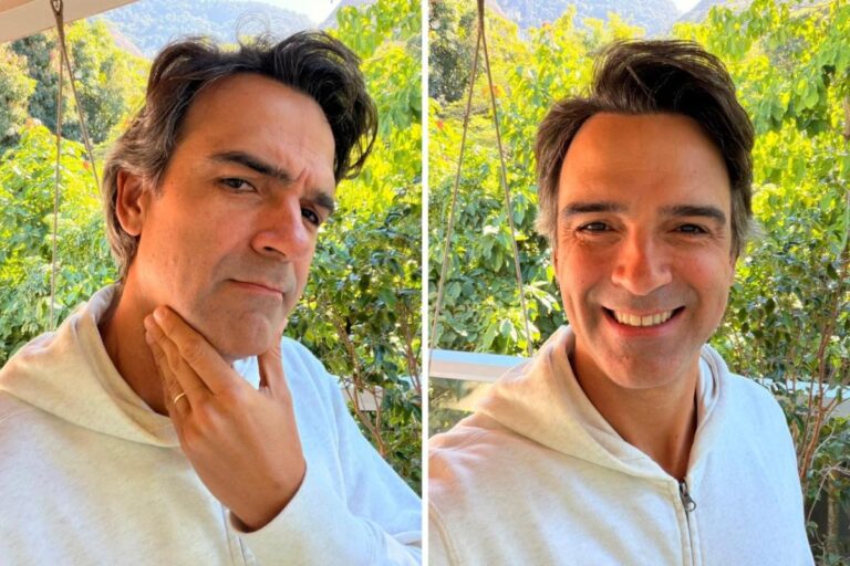 Tadeu Schmidt revela vício em celular e faz reflexão sobre o uso